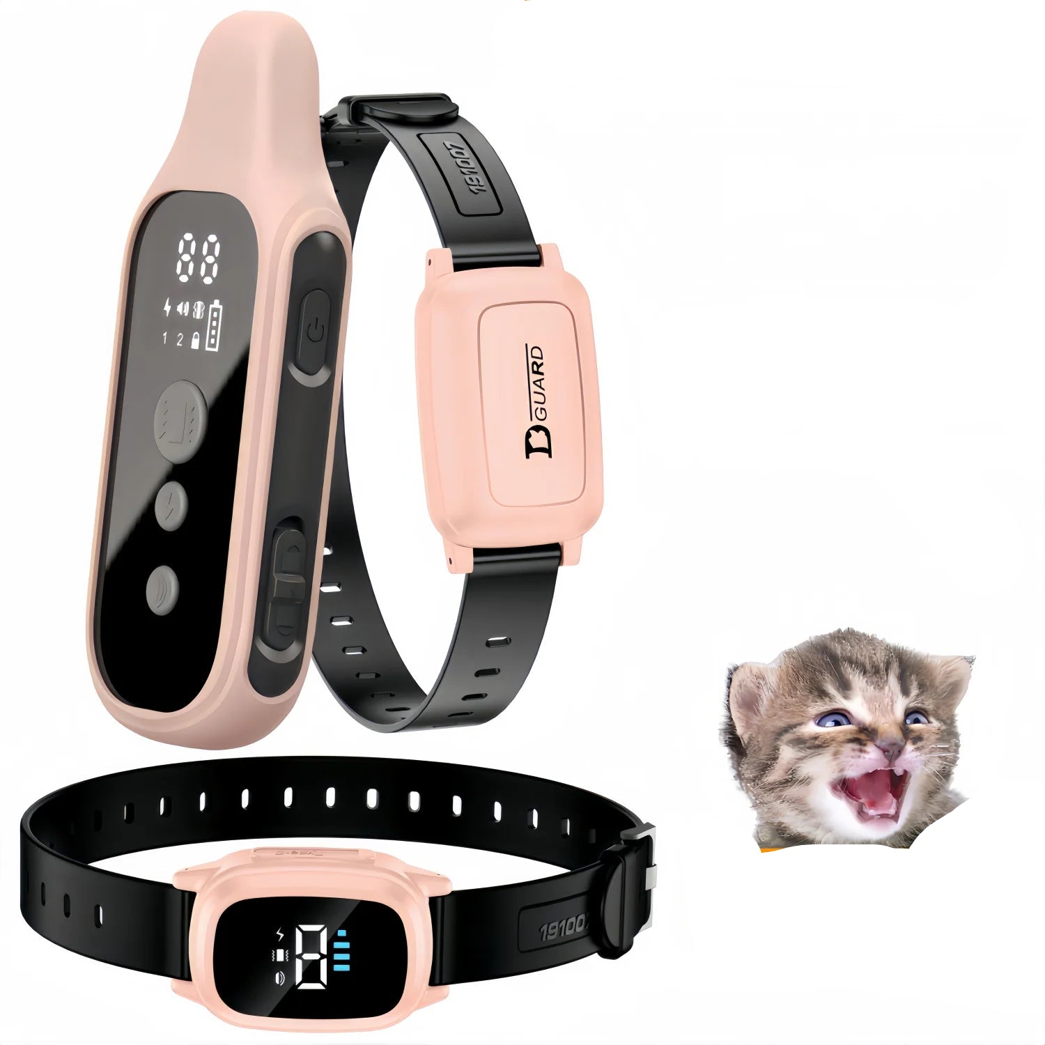 Collier anti-miaulement chat automatique