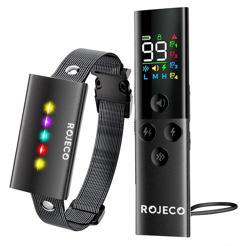 Collier dressage chien télécommande rechargeable