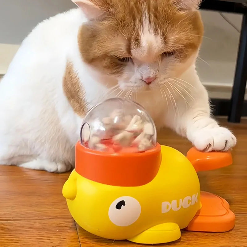 Jouet distributeur de croquettes canard
