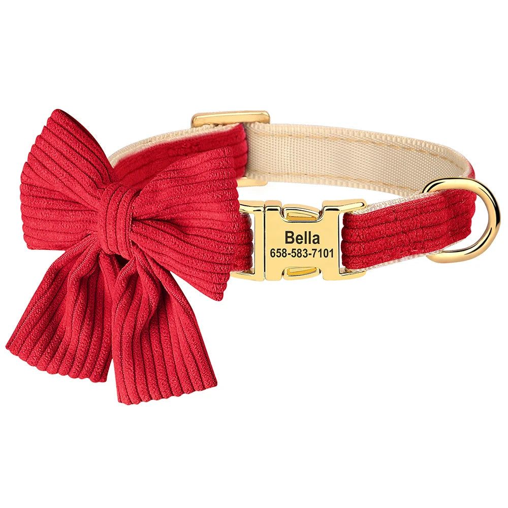 Collier personnalisé animaux avec nœud