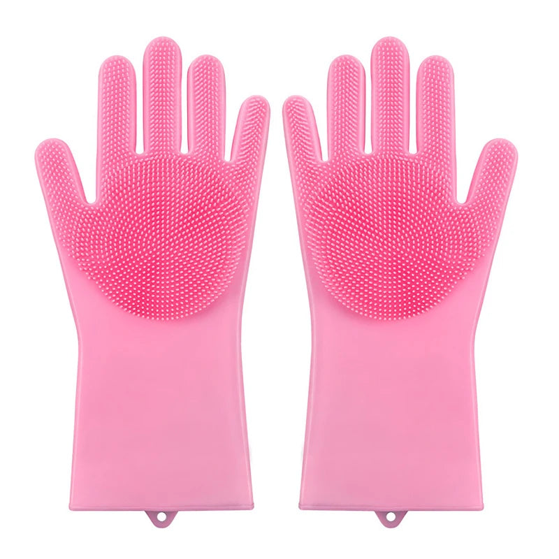Gant de toilettage chien chat silicone