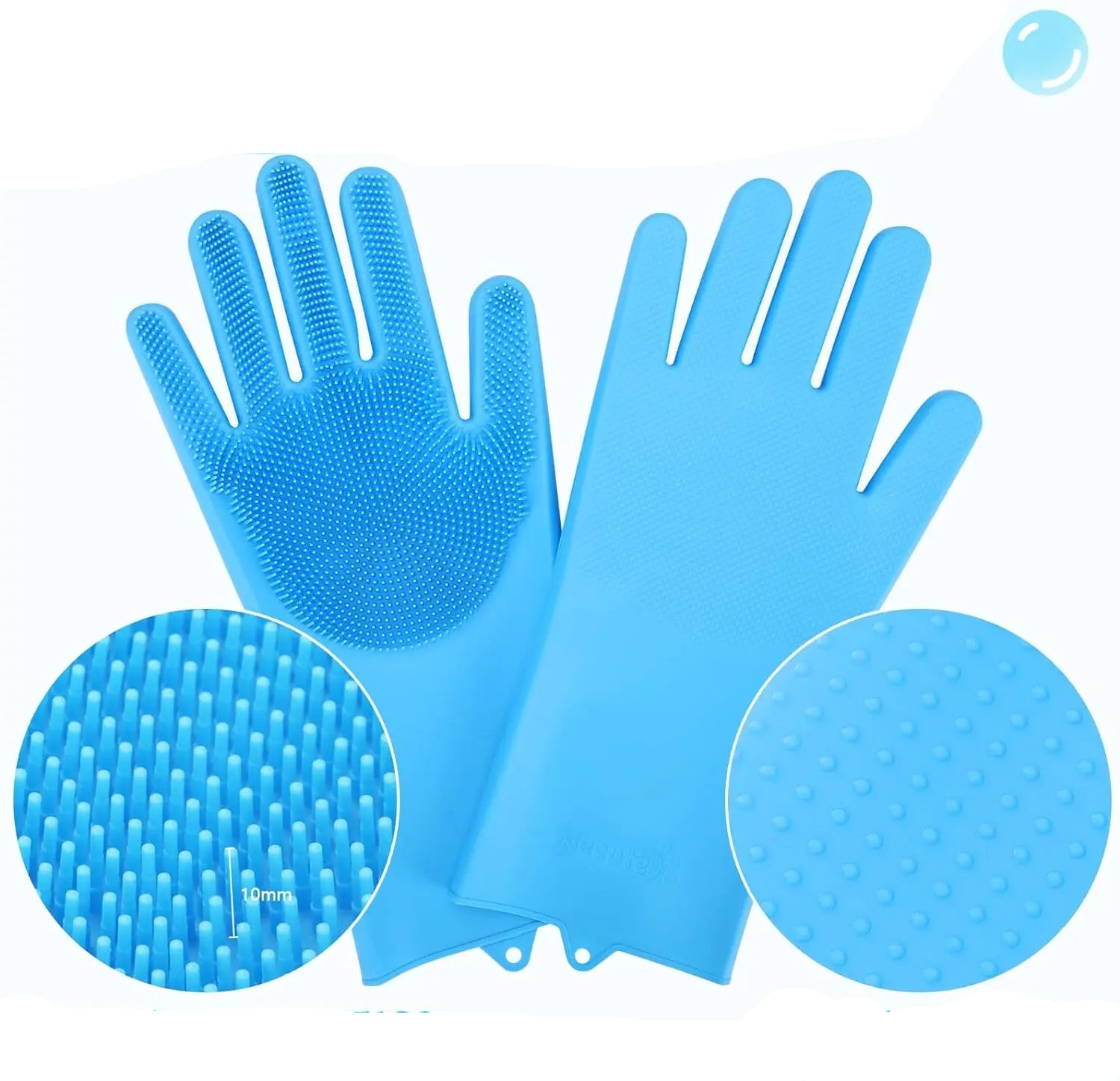 Gant de toilettage chien chat silicone