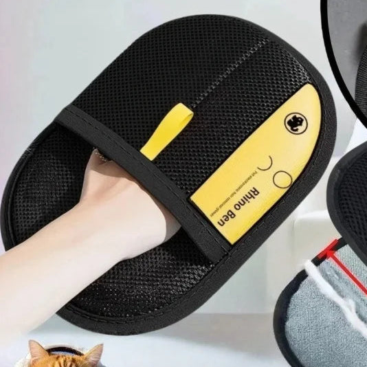 Gant électrostatique enlève poils animaux