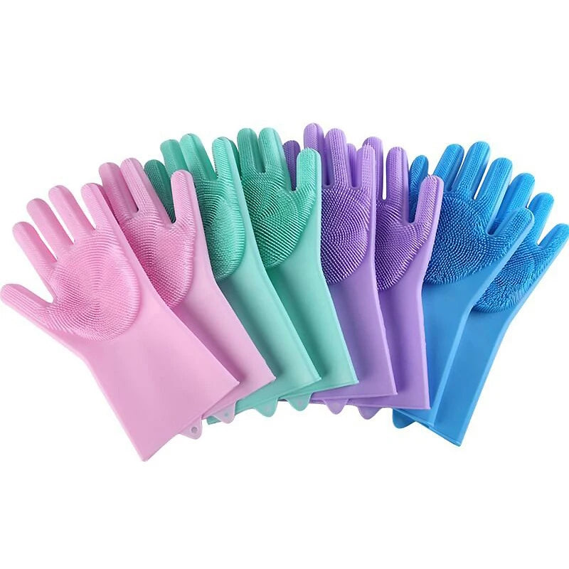 Gant de toilettage chien chat silicone