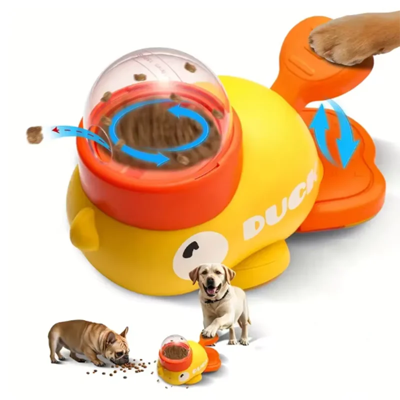 Jouet distributeur de croquettes canard