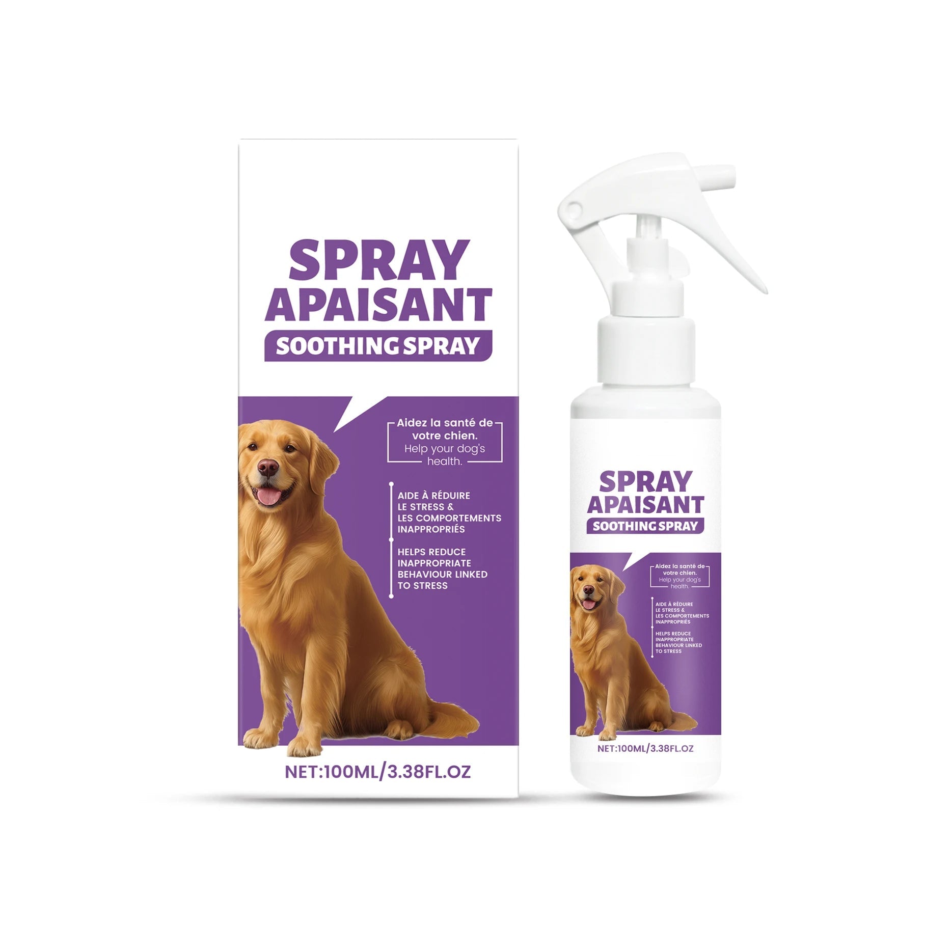 Spray apaisant émotionnel chien