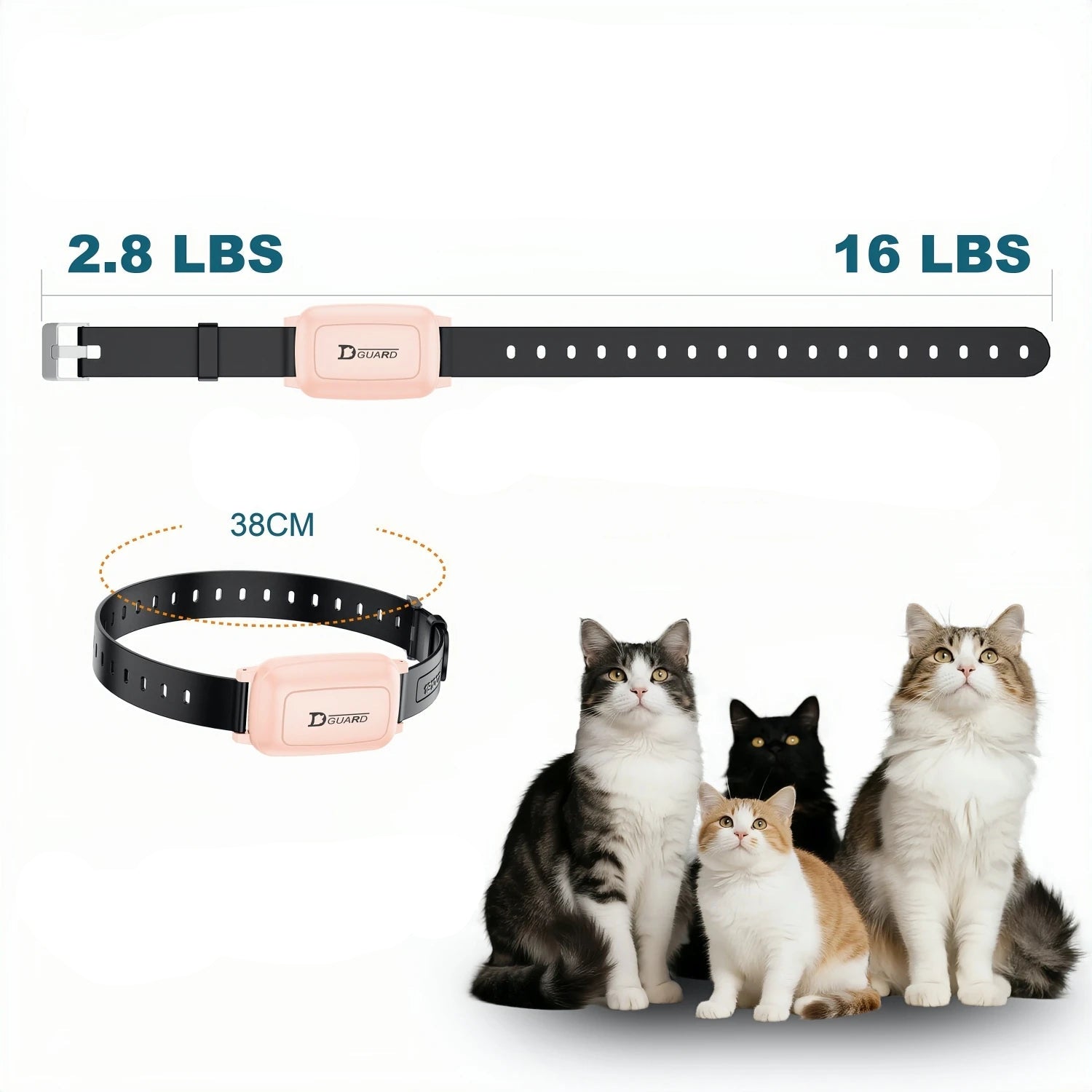 Collier anti-miaulement chat automatique