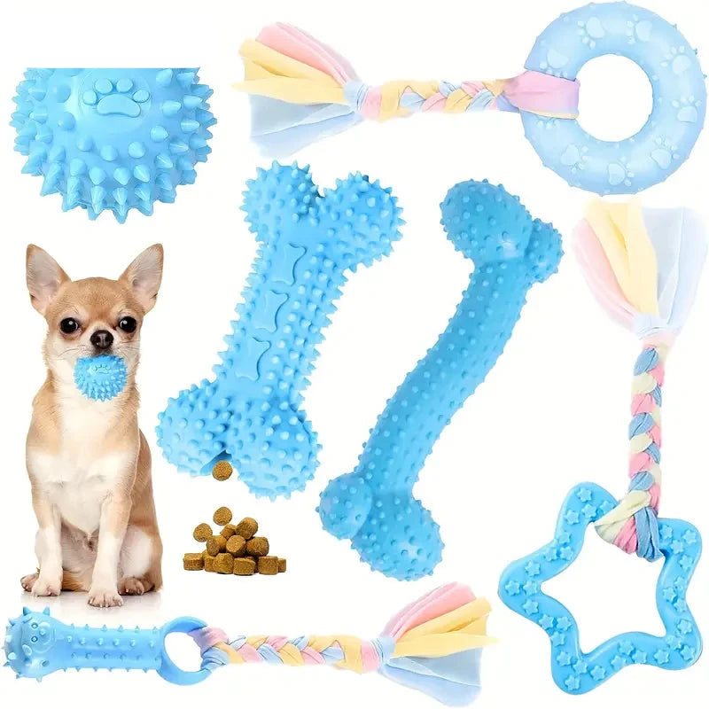Lot 6 jouets à mâcher chien