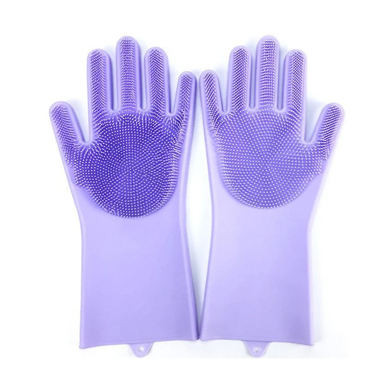 Gant de toilettage chien chat silicone
