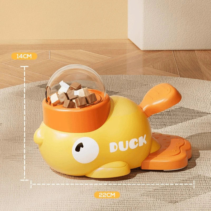 Jouet distributeur de croquettes canard