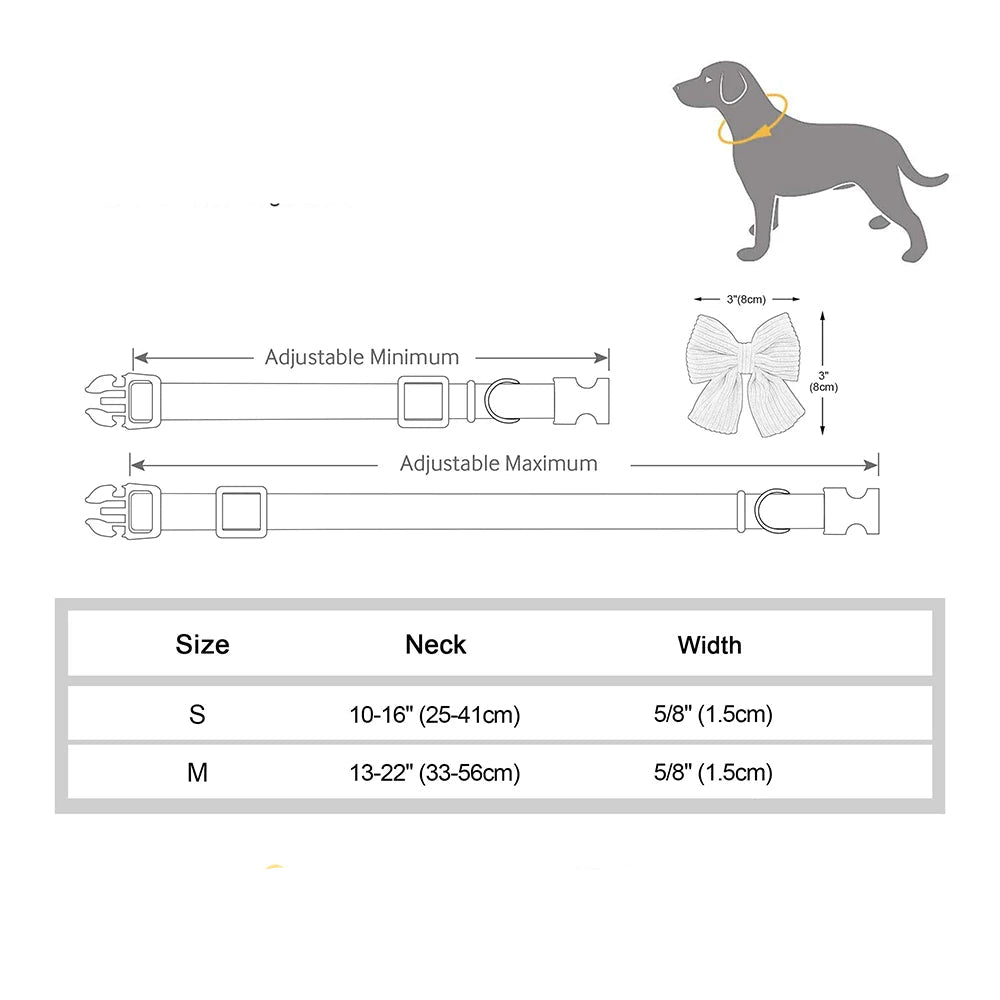 Collier personnalisé animaux avec nœud