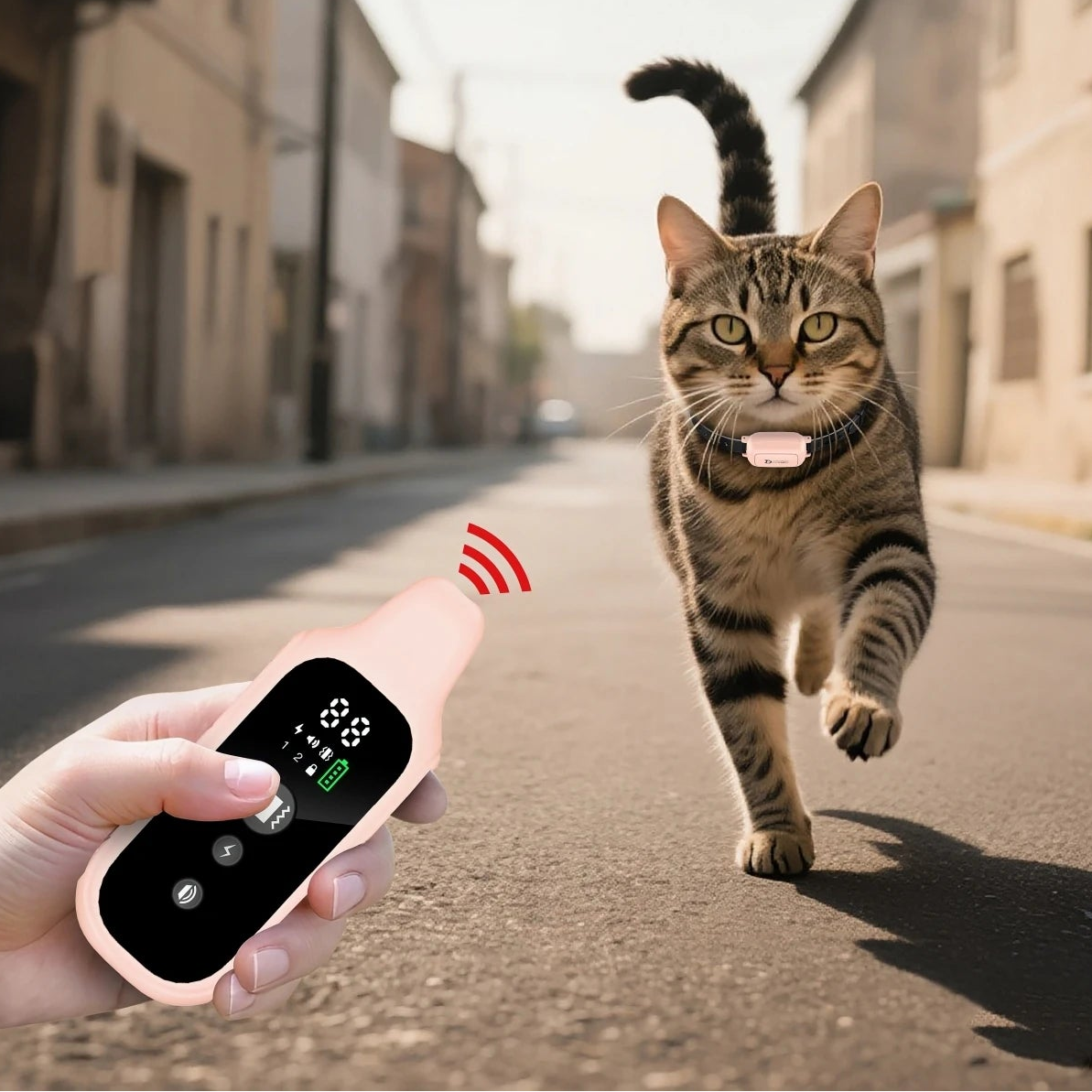 Collier anti-miaulement chat automatique