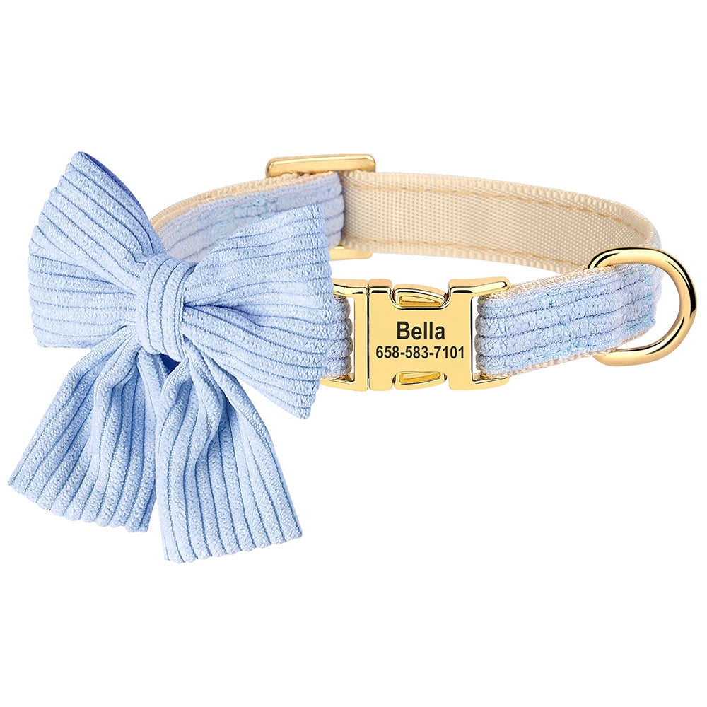 Collier personnalisé animaux avec nœud