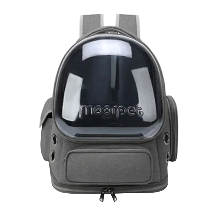 Sac transport transparent chat chien